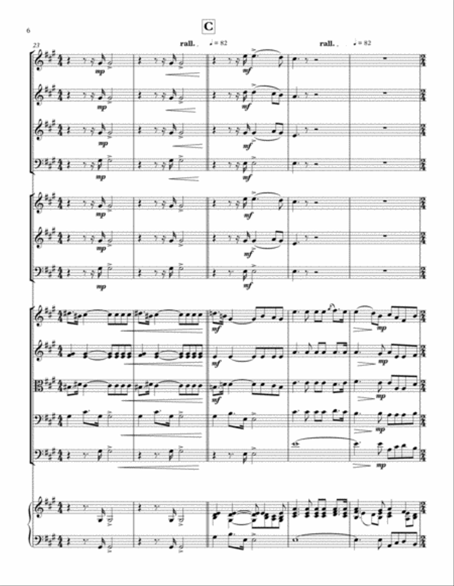 Four Songs Without Words (Mendelssohn), for chamber orchestra Chamber Orchestra scores gallery preview page 6