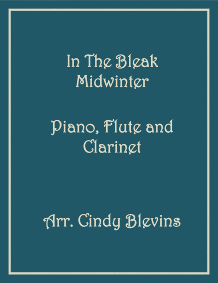 In the Bleak Midwinter, for Piano, Flute and Clarinet image number null