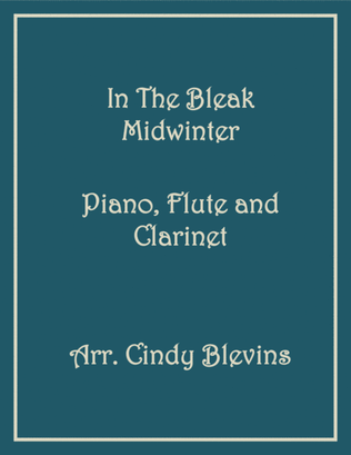 Book cover for In the Bleak Midwinter, for Piano, Flute and Clarinet