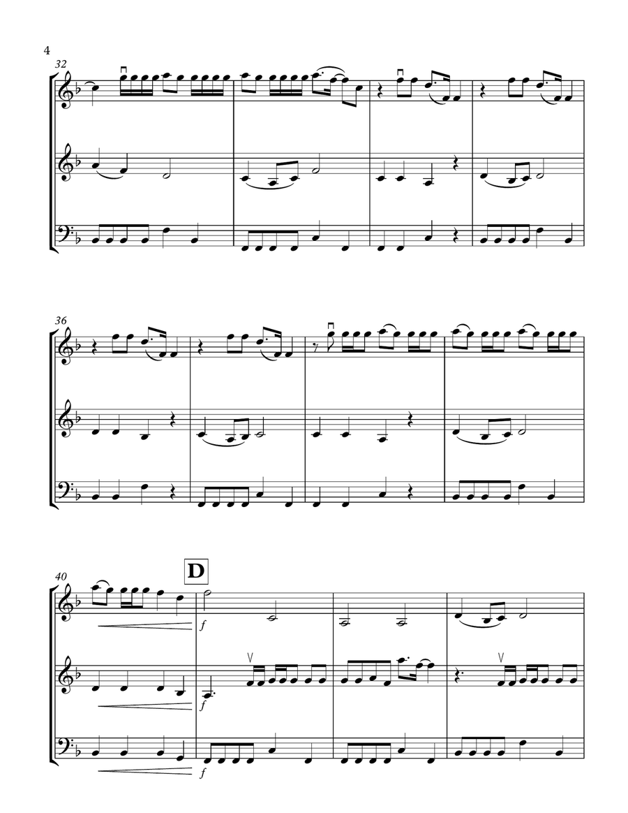 Love. String Trio scores gallery preview page 4