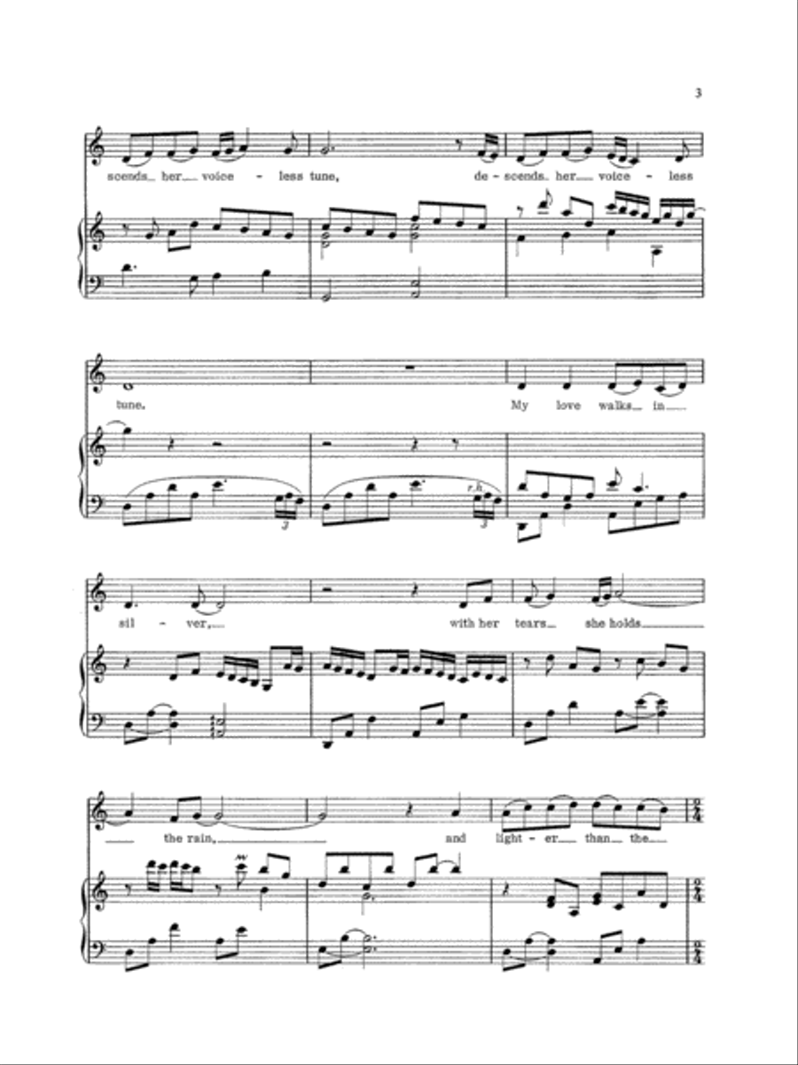 Collected Wedding Songs: My Love Walks in Velvet High Voice scores gallery preview page 2