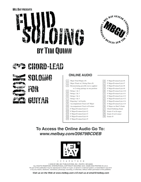 MBGU Rock Curriculum: Fluid Soloing, Book 3 image number null