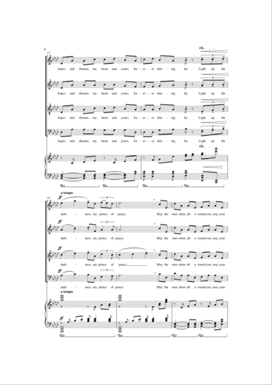 Wherever You Are Wherever You Are 4-Part scores gallery preview page 4