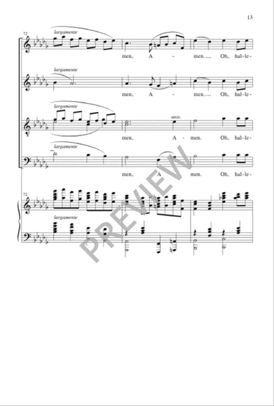 Great and Marvelous Great and Marvelous Choir scores gallery preview page 14