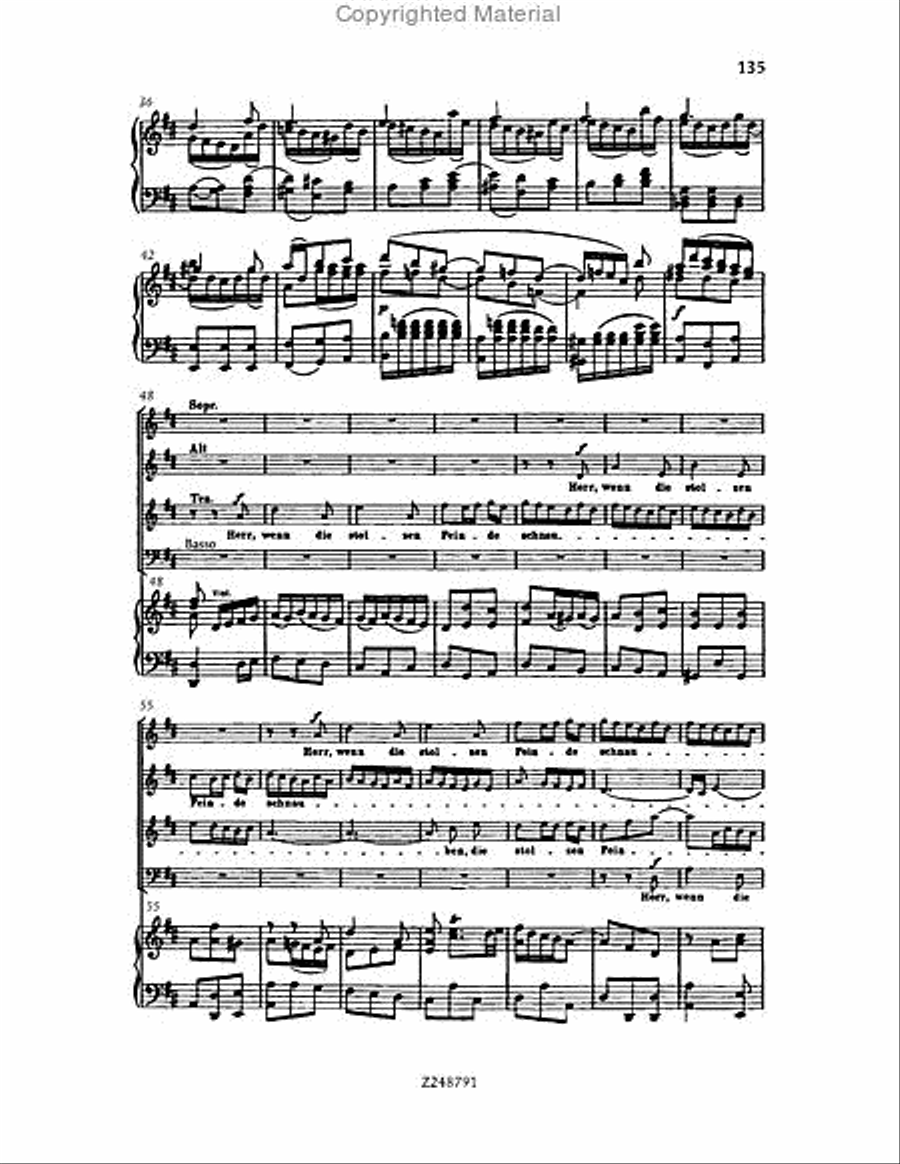 Christmas Oratorio, BWV 248 Choir scores gallery preview page 134