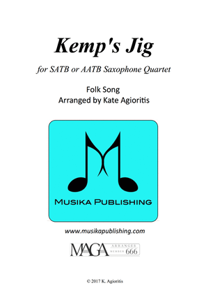 Kemp's Jig - for Saxophone Quartet