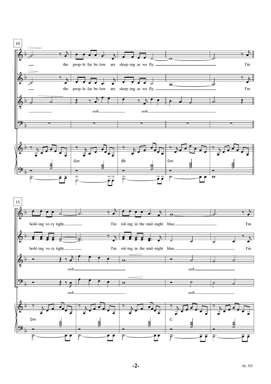 Walking In The Air 4-Part scores gallery preview page 2