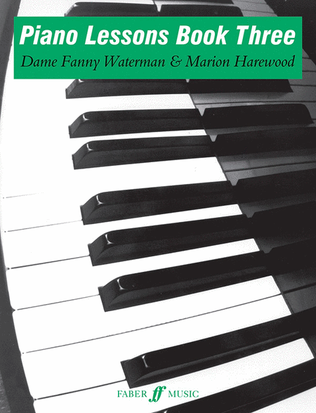 Book cover for Piano Lessons, Book 3