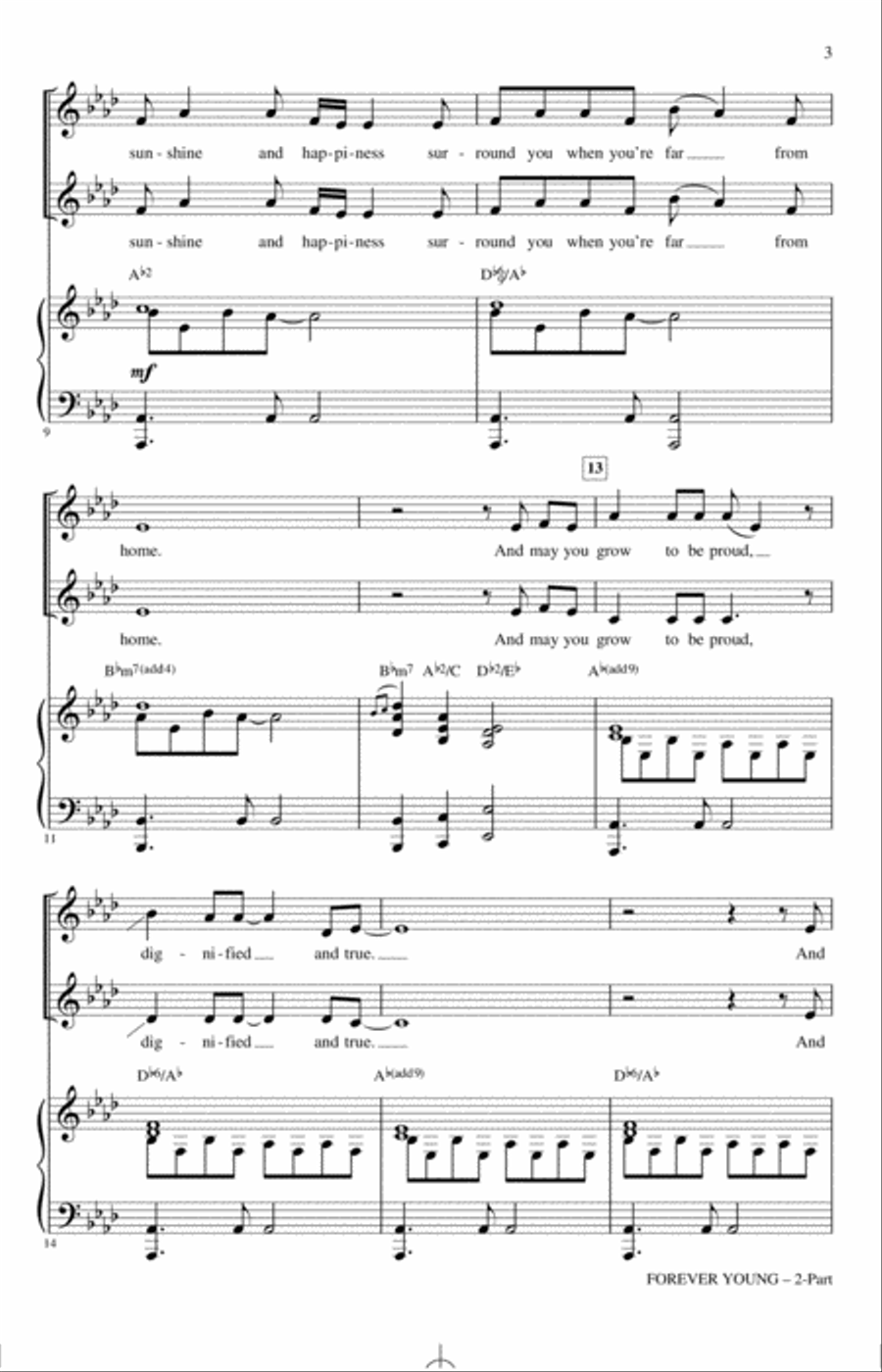Forever Young 2-Part scores gallery preview page 2