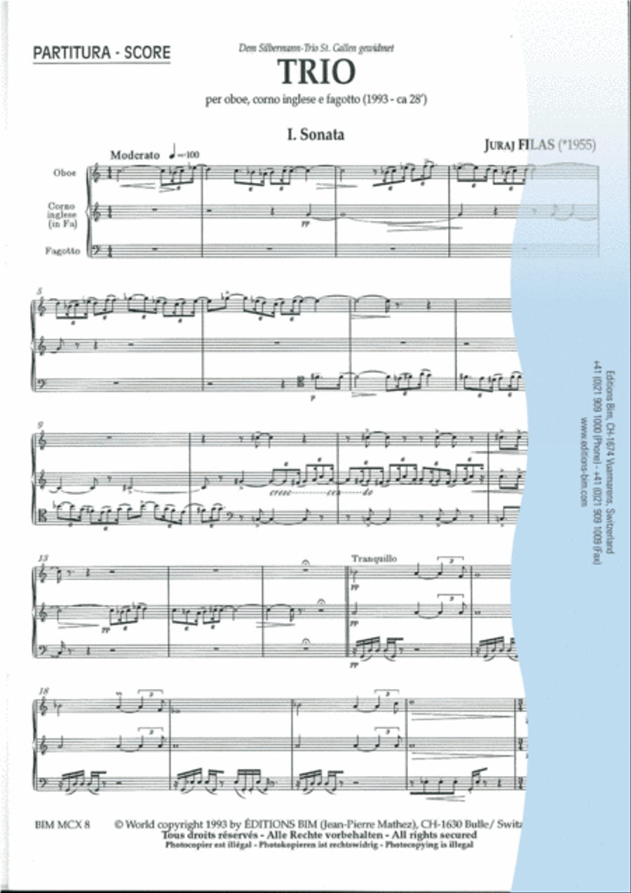 Trio English Horn scores gallery preview page 2