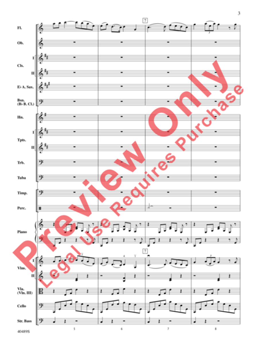 Intermezzo from Carmen Intermezzo from Carmen Full Orchestra scores gallery preview page 4