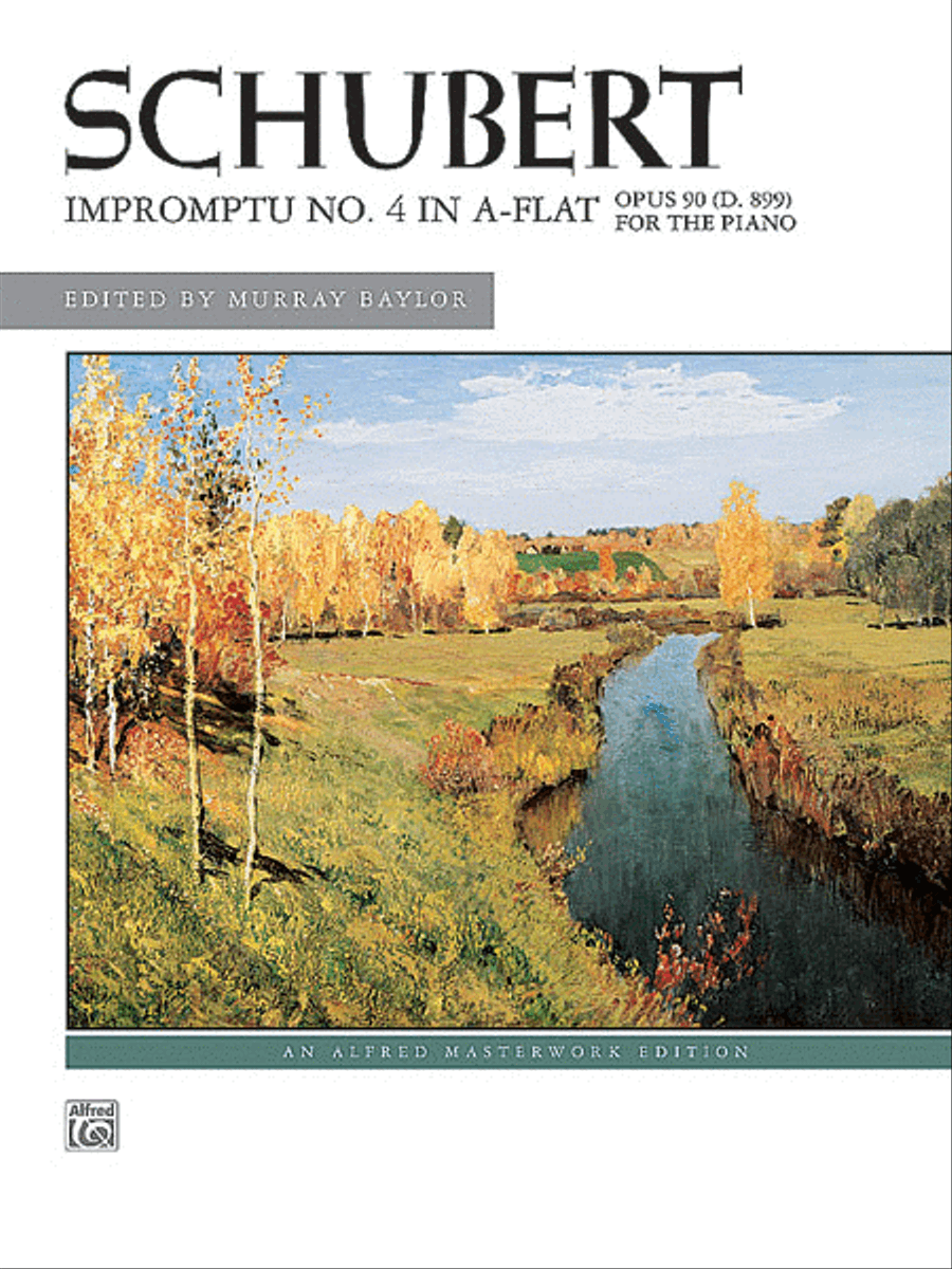 Schubert: Impromptu, Opus 90, No. 4 Small Ensemble scores gallery preview page 1