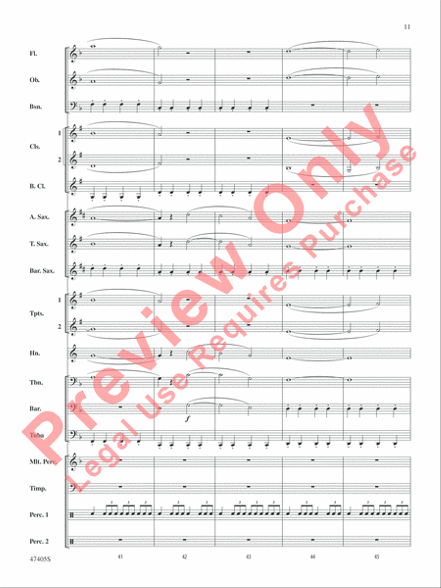 DC Comics Superheroes Concert Band scores gallery preview page 12
