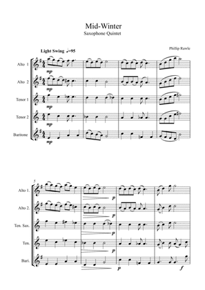 Mid-Winter Saxophone Quintet (AATTB)