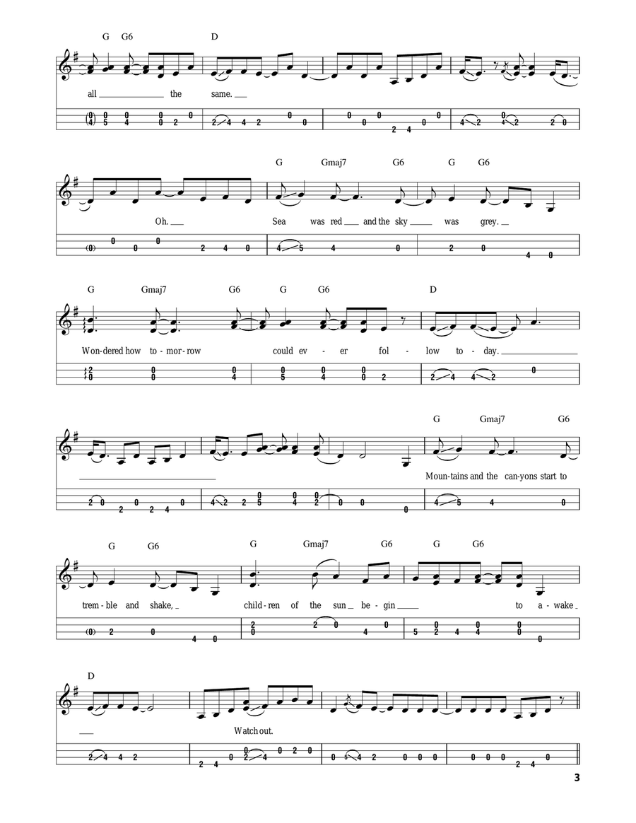 Going To California Mandolin scores gallery preview page 3