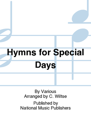 Book cover for Hymns for Special Days