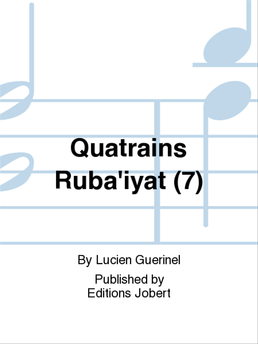 Quatrains Ruba'iyat (7) Soprano Voice scores gallery preview page 1