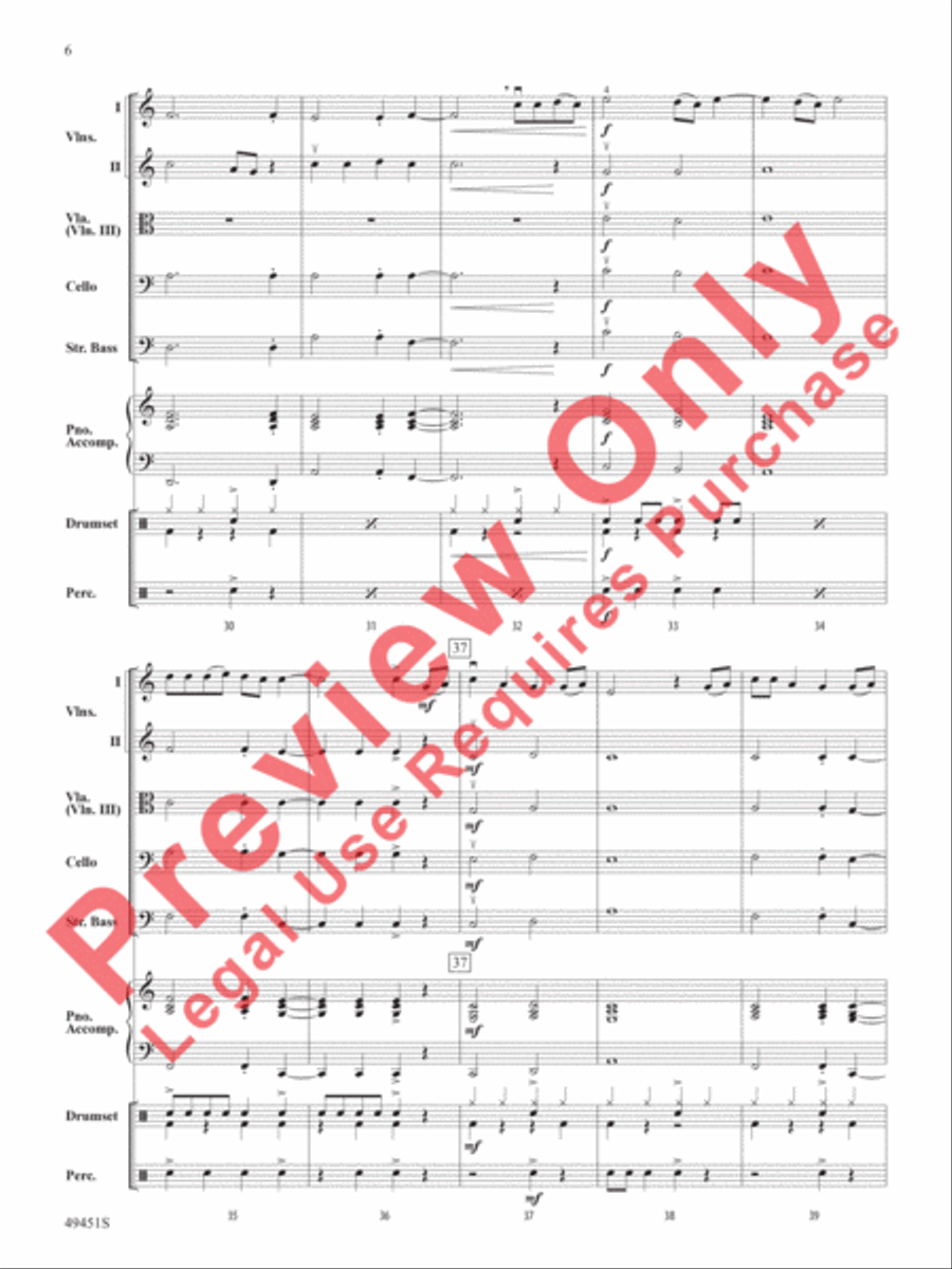 Meant To Be String Orchestra scores gallery preview page 7