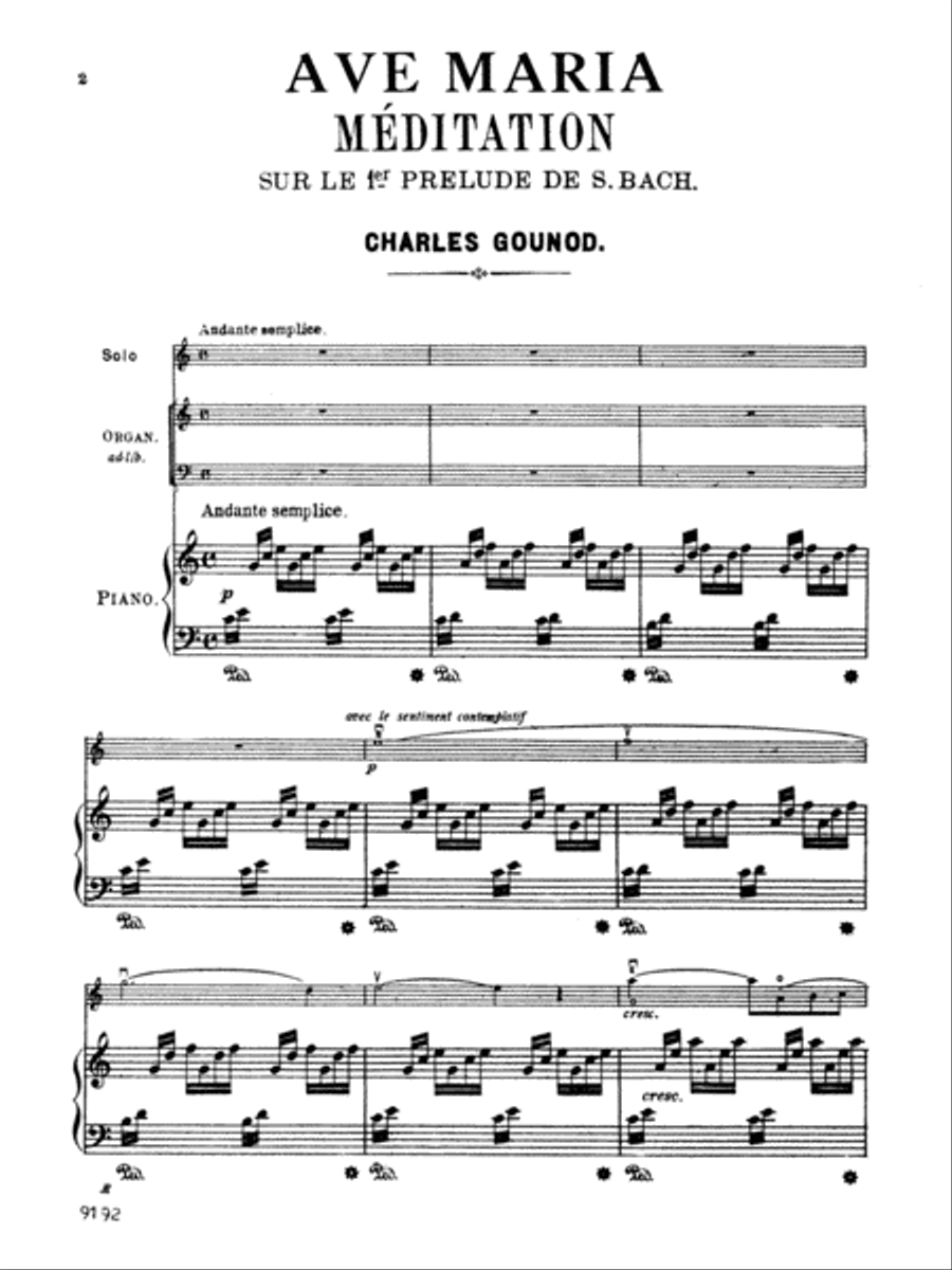 Ave Maria (Meditation) Small Ensemble scores gallery preview page 3