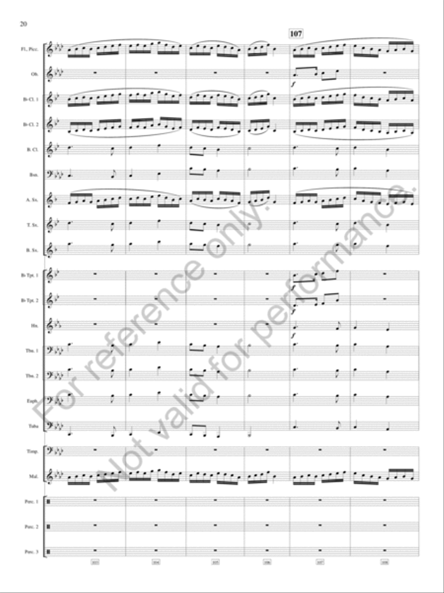 An English Triptych An English Triptych Concert Band scores gallery preview page 21