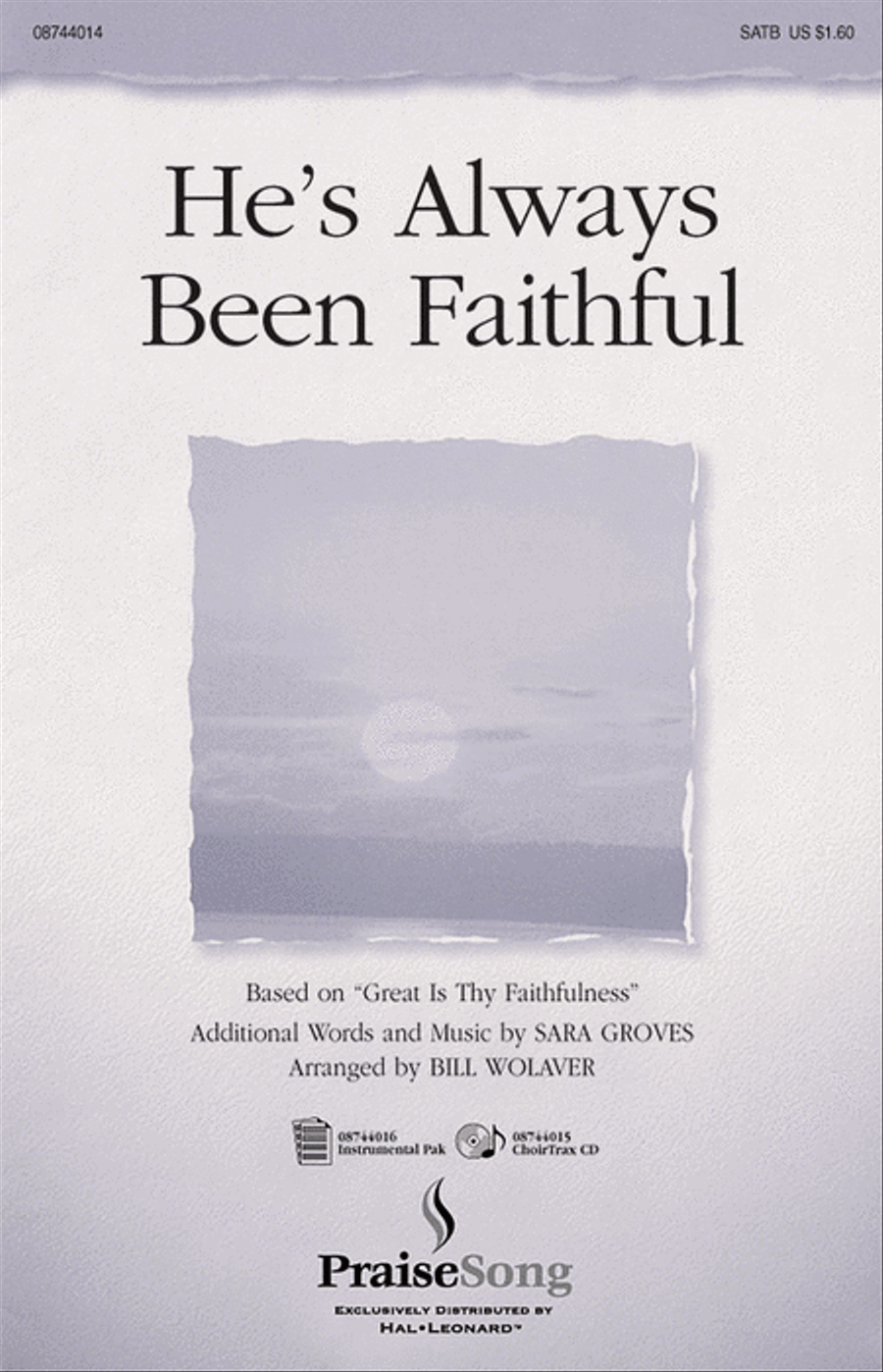 He's Always Been Faithful 4-Part scores gallery preview page 1