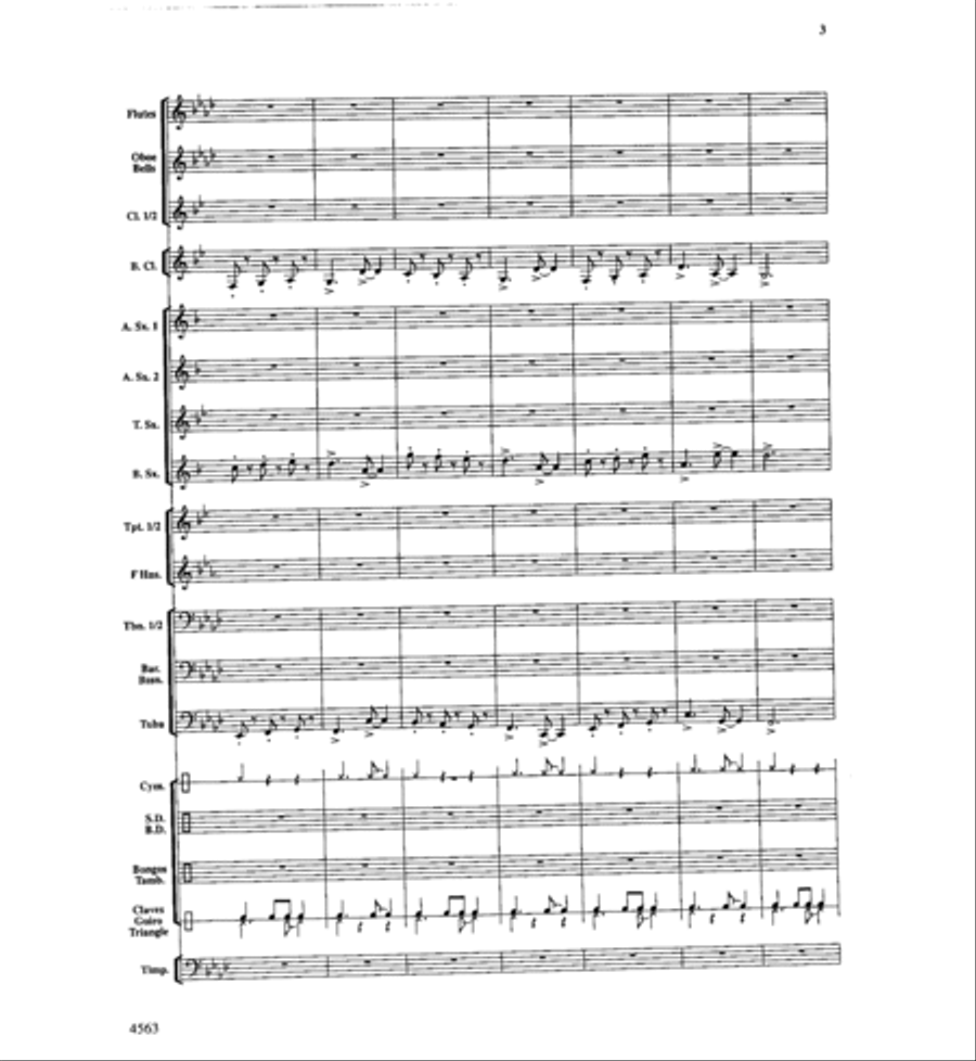 The Eagle's Triumph The Eagle's Triumph Concert Band scores gallery preview page 4