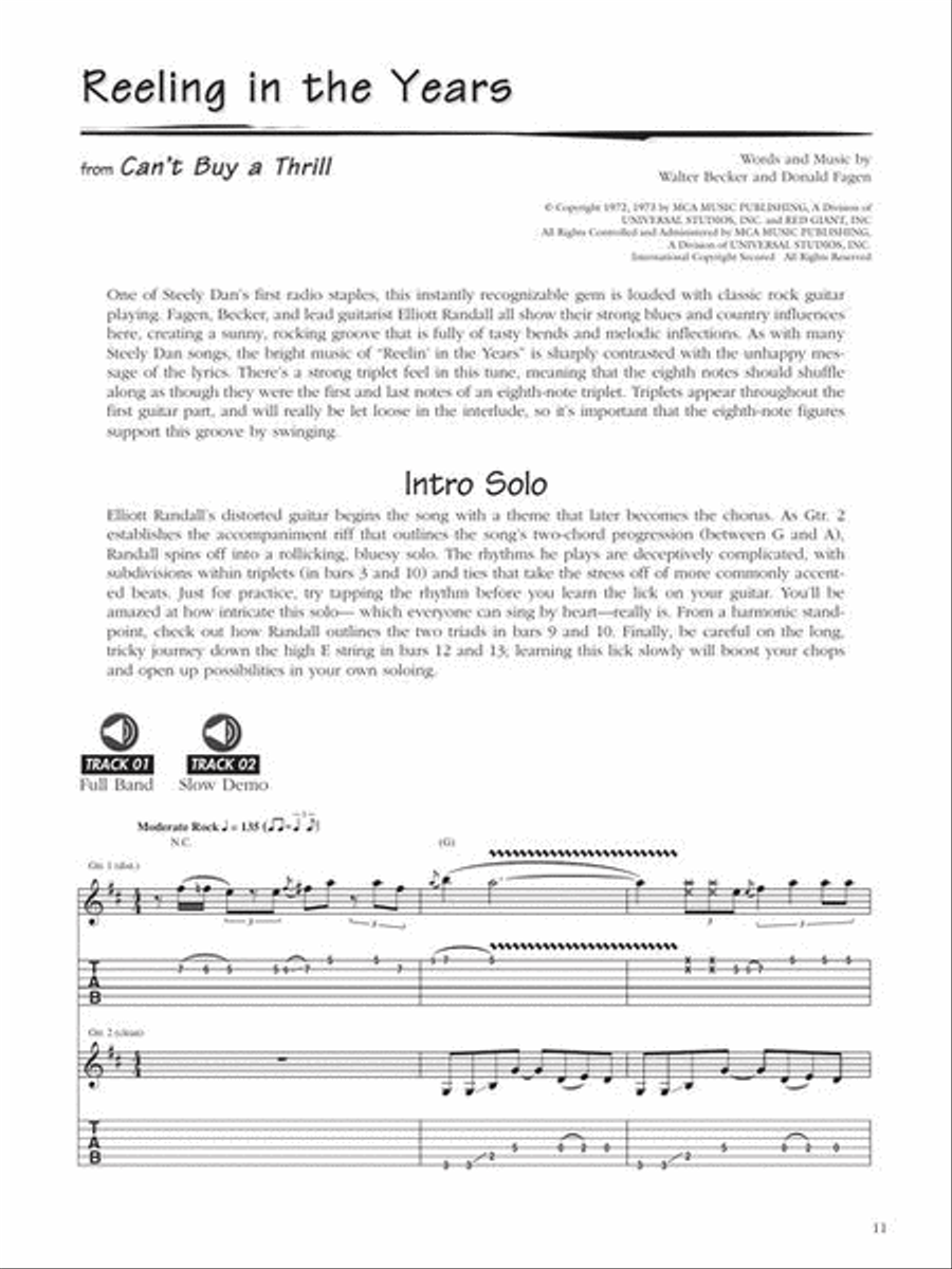 Best of Steely Dan Electric Guitar scores gallery preview page 6