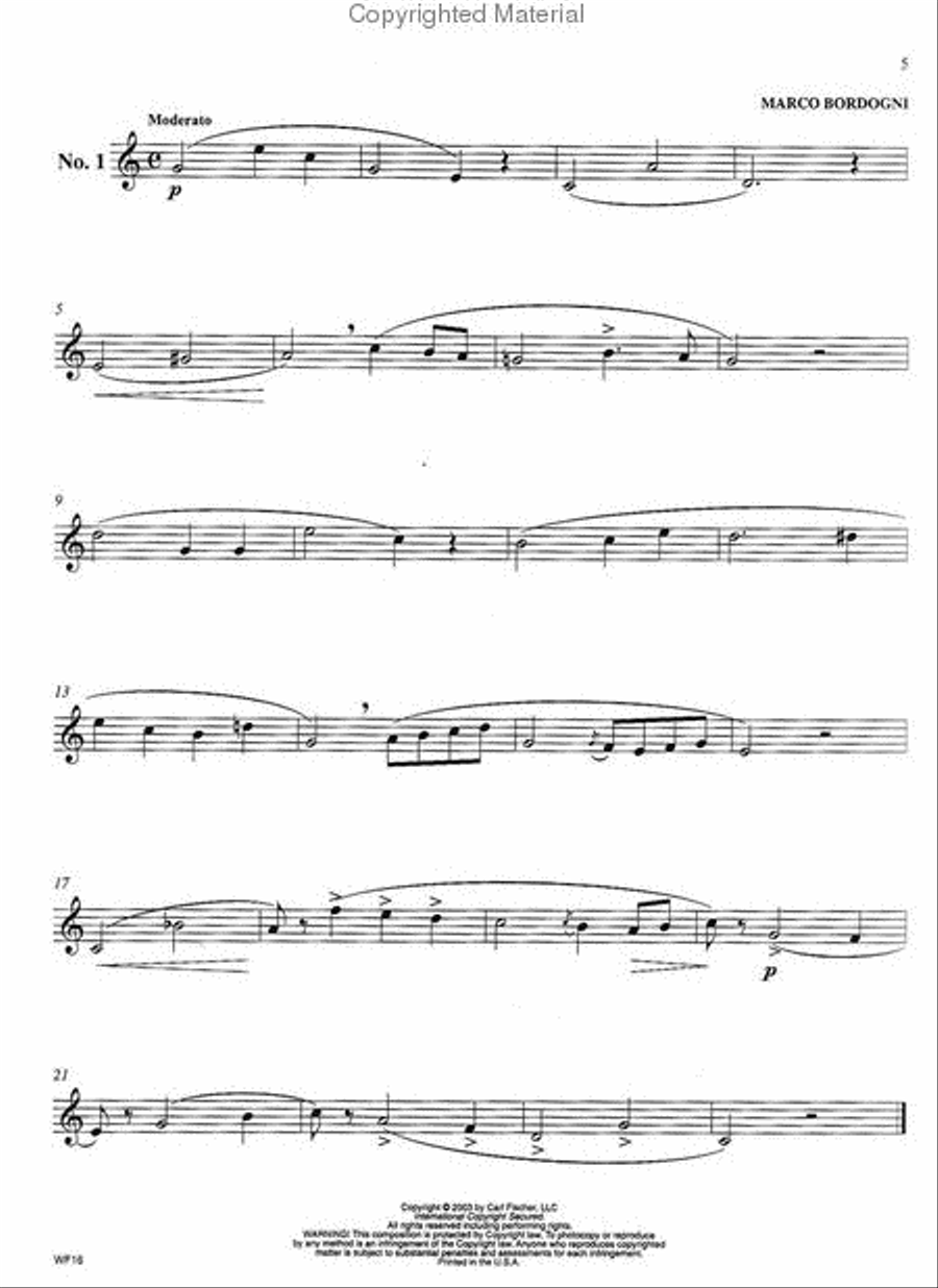 Melodious Etudes For Clarinet Clarinet Solo scores gallery preview page 2