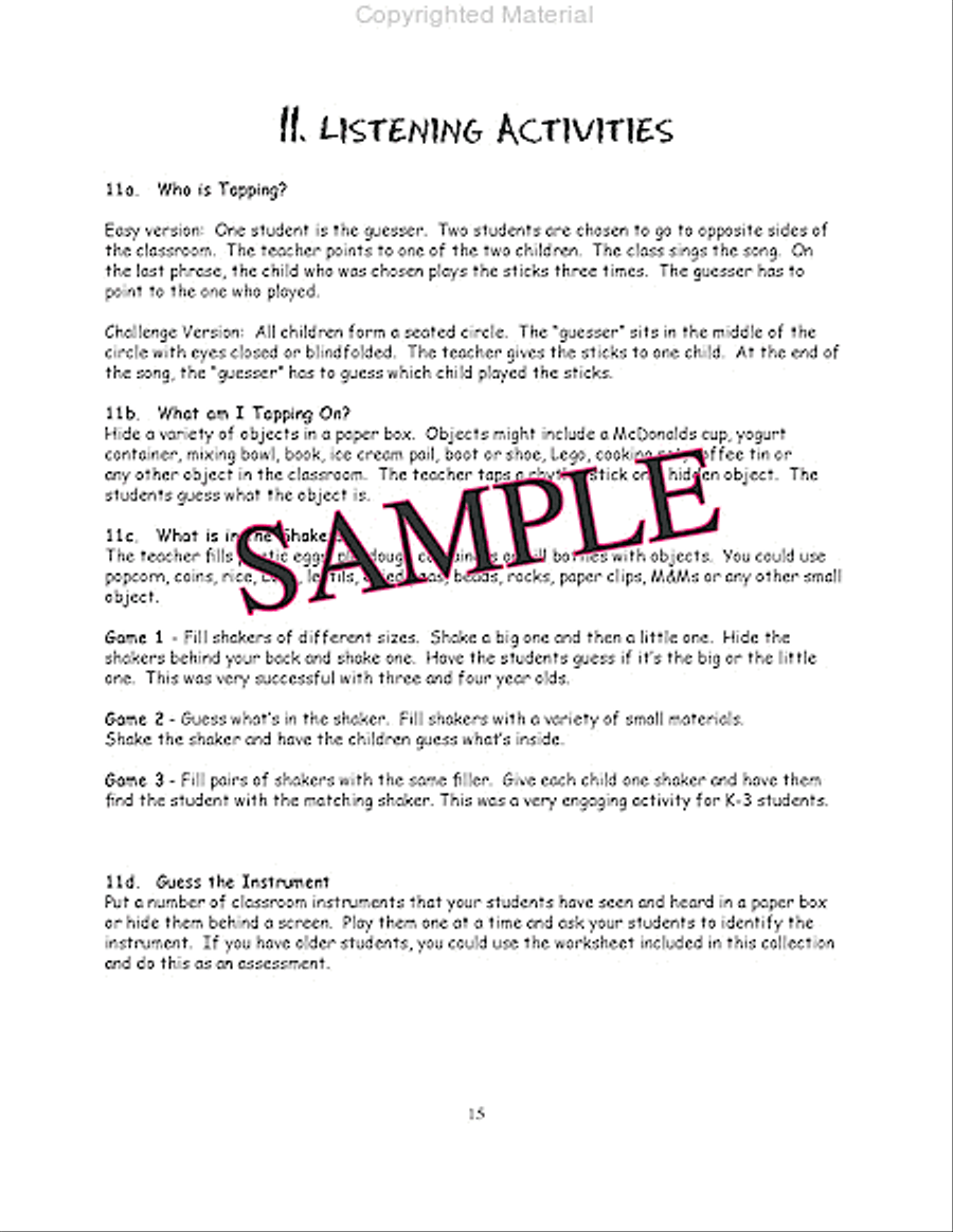 Rhythm Instrument Fun Rhythm Instrument Fun Percussion scores gallery preview page 6