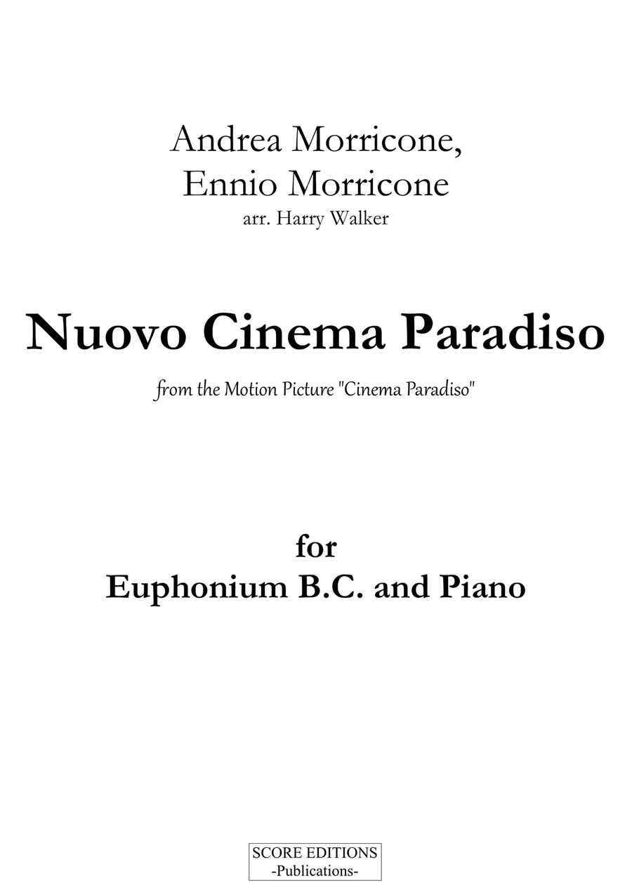 Nuovo Cinema Paradiso Baritone Horn BC scores gallery preview page 2