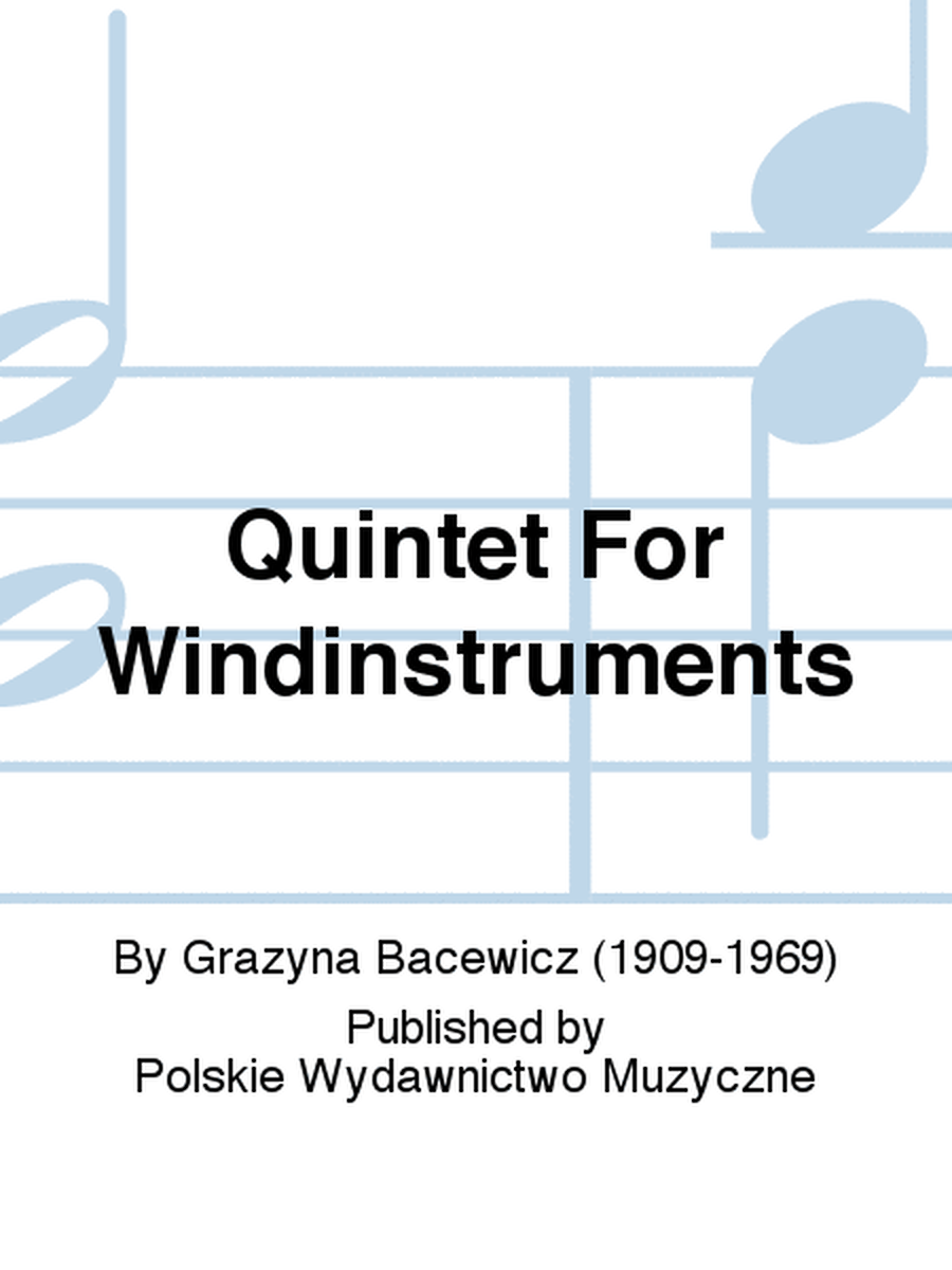 Quintet For Windinstruments