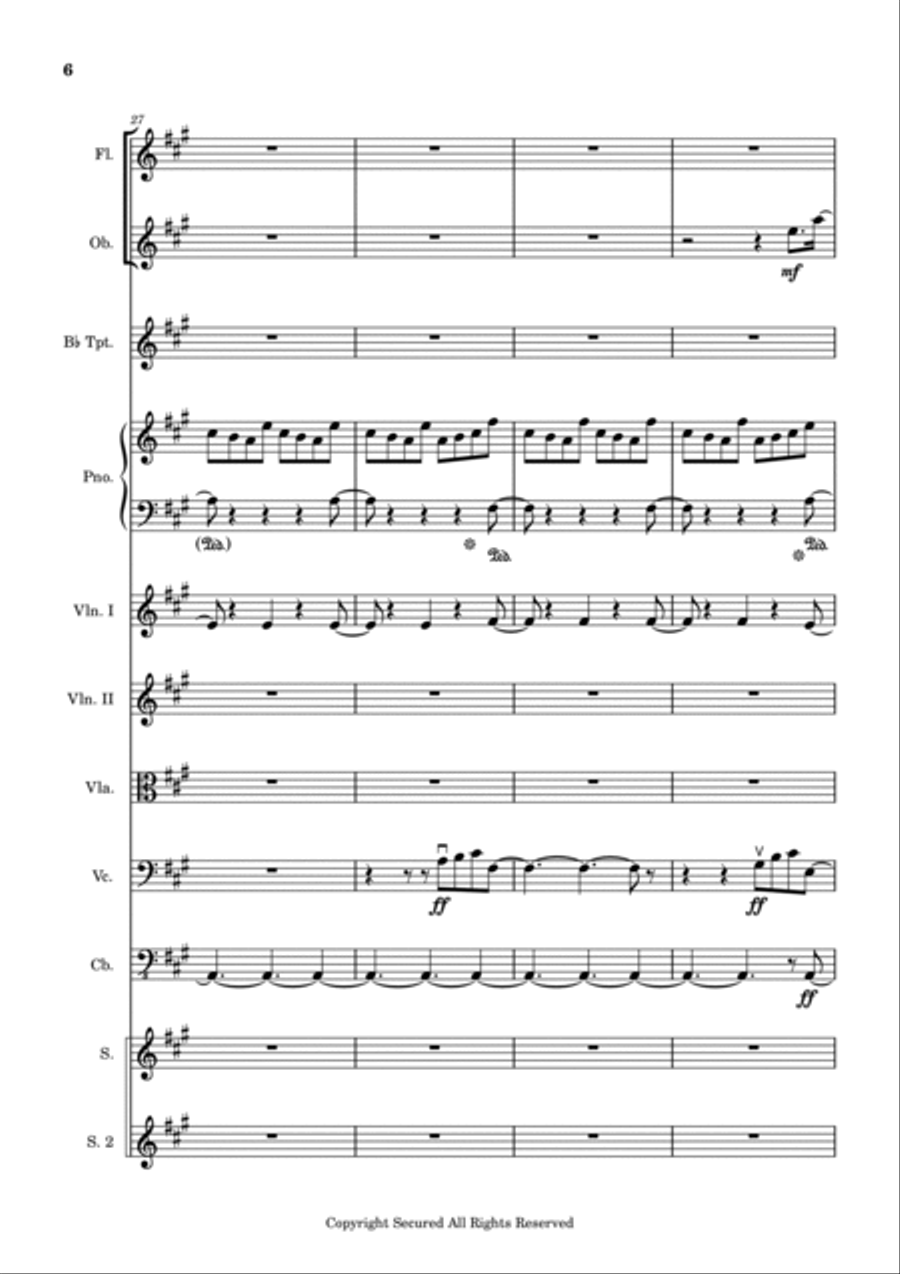 Tribute Full Orchestra scores gallery preview page 6