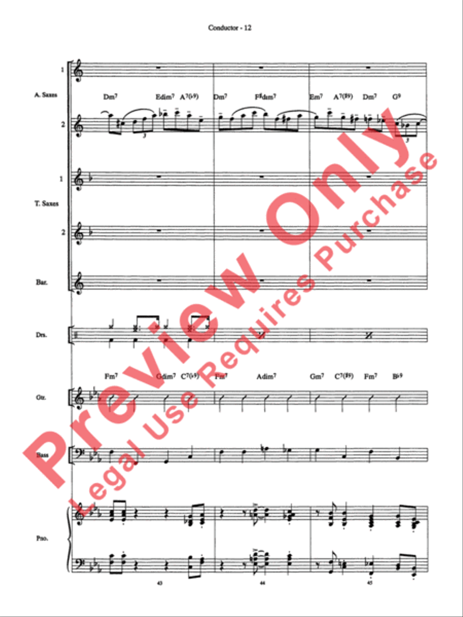 Let It Snow! Let It Snow! Let It Snow! Small Ensemble scores gallery preview page 13