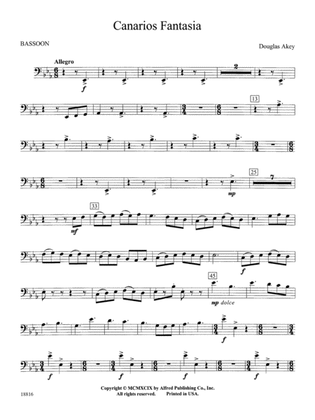 Canarios Fantasia: Bassoon