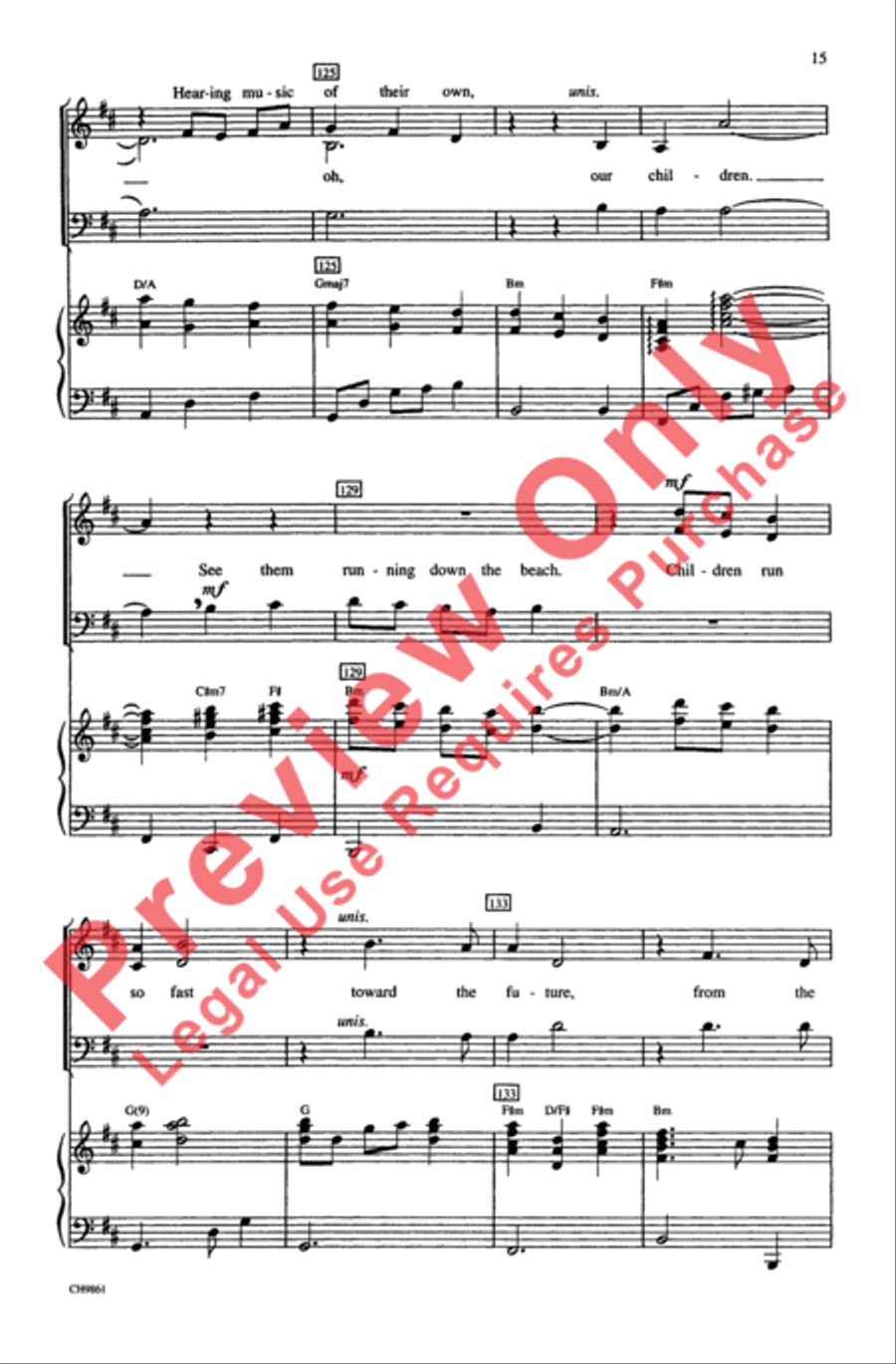 Ragtime (Choral Selections) 3-Part scores gallery preview page 15