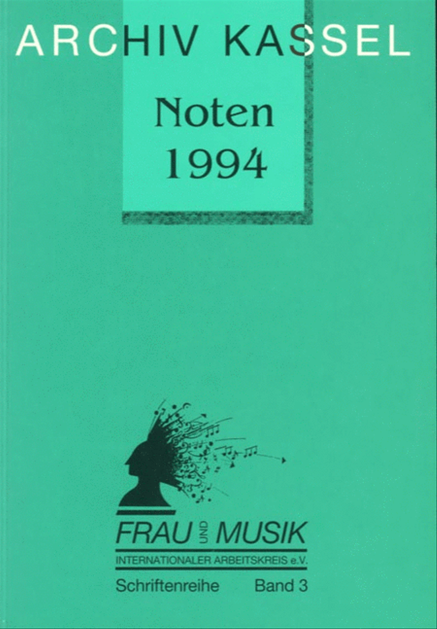Archiv Kassel Noten 1994. Erganzungsband mit uber 2.000 neuen Titeln School and Community scores gallery preview page 1