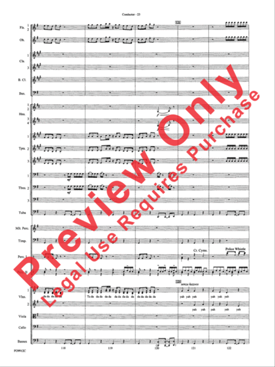Selections from Star Wars: Episode I The Phantom Menace Full Orchestra scores gallery preview page 69