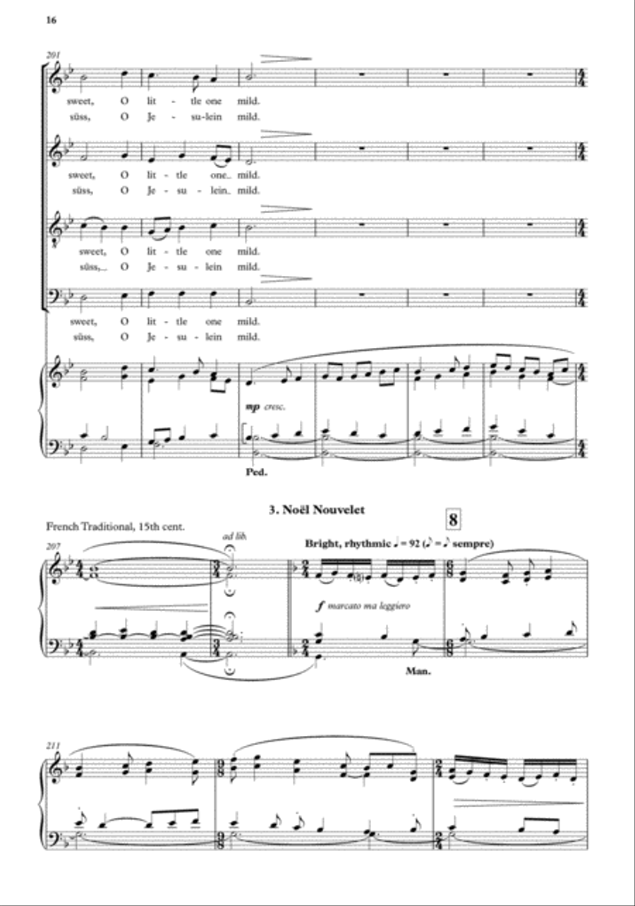 A Winter's Night A Winter's Night 4-Part scores gallery preview page 6