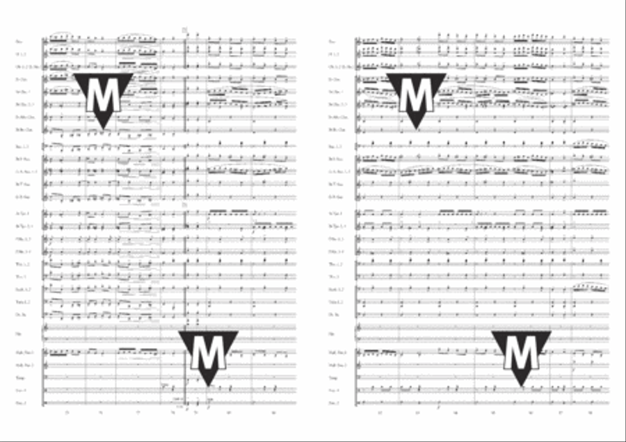 Romanian Dances II - Suite Concert Band scores gallery preview page 35