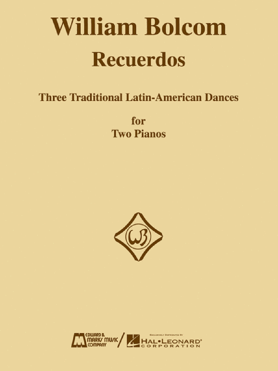 Recuerdos Piano Duet scores gallery preview page 1