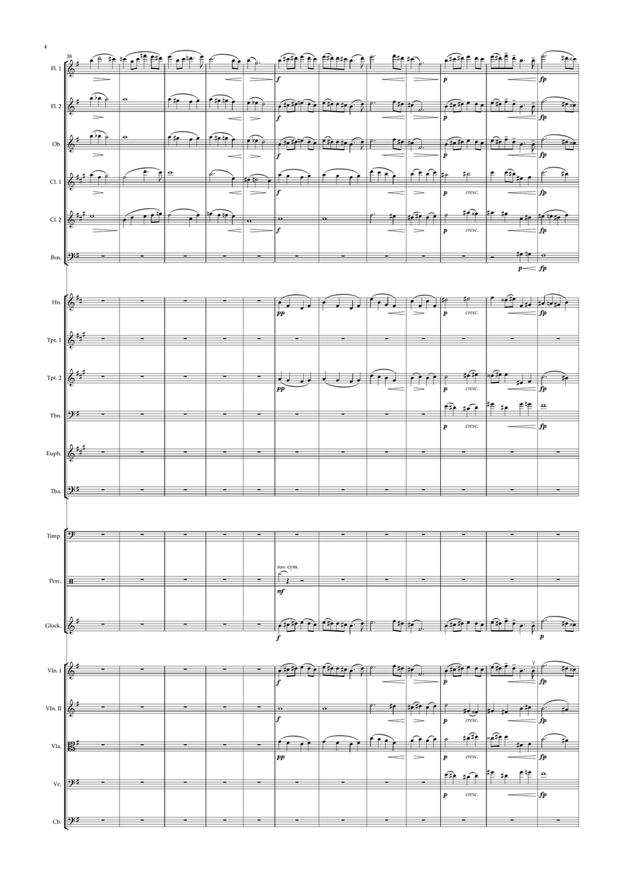 The Last Spring from 'Elegiac Melodies' Full Orchestra scores gallery preview page 4