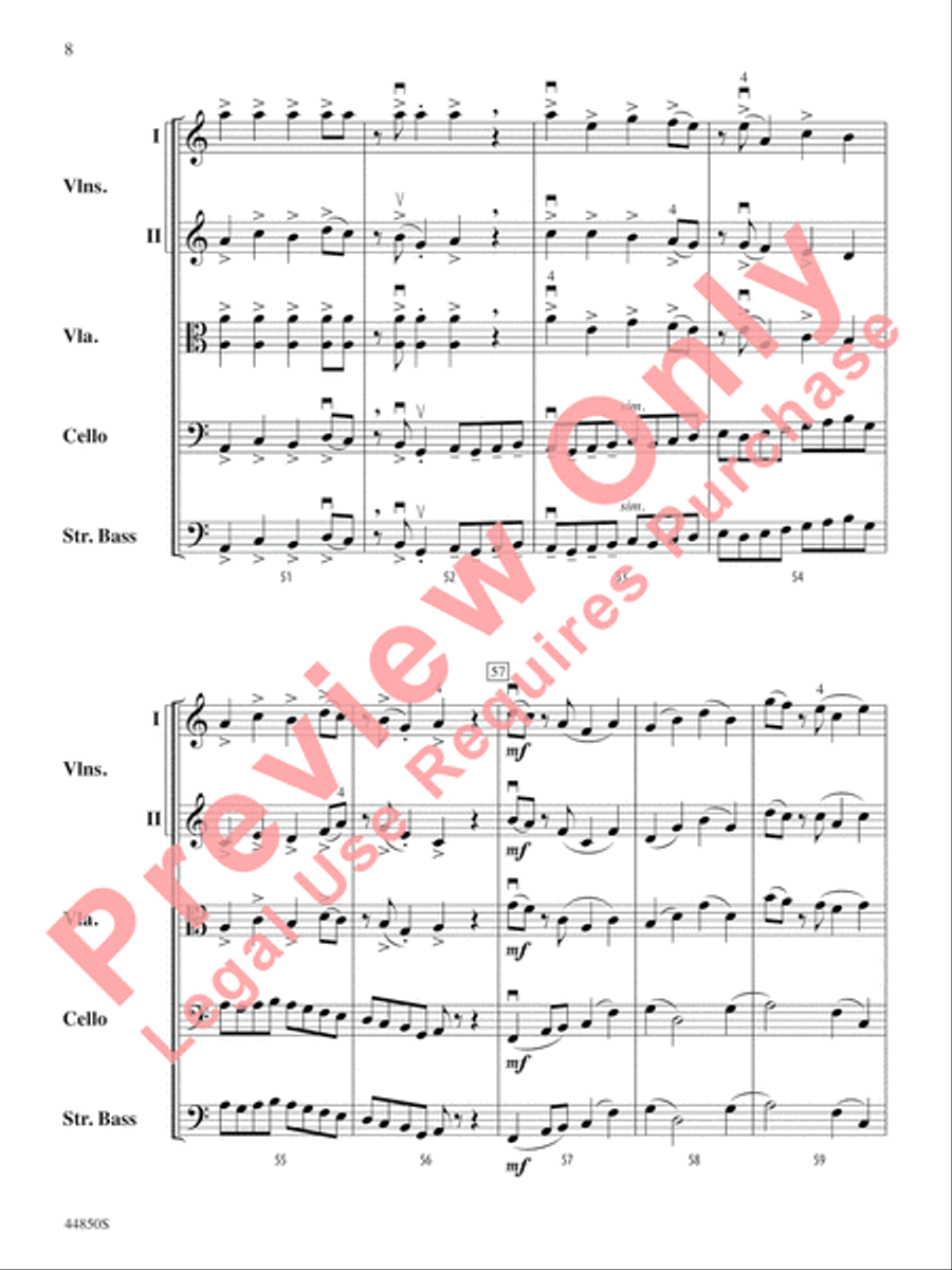 Lost Horizon String Orchestra scores gallery preview page 9