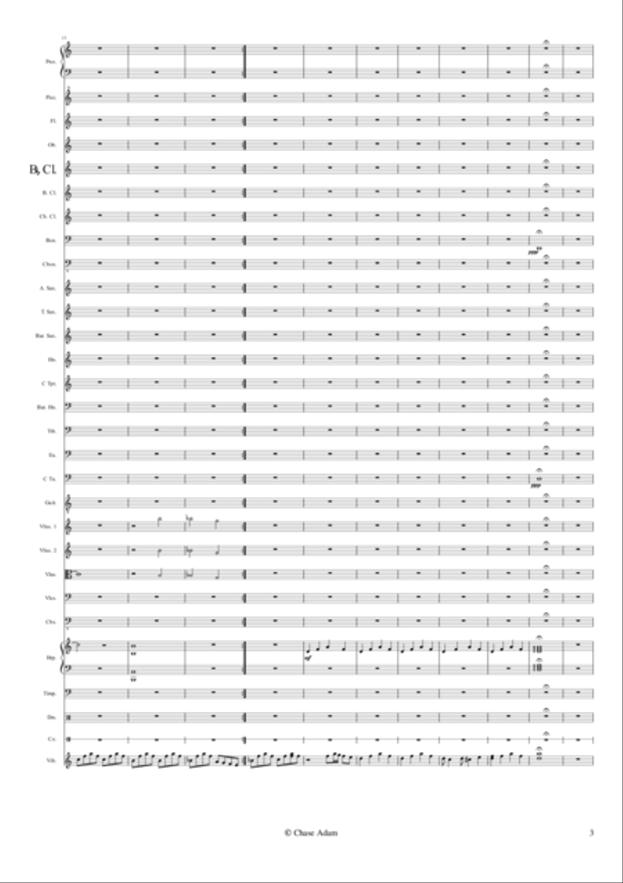 In the Death of Time In the Death of Time Concert Band scores gallery preview page 3