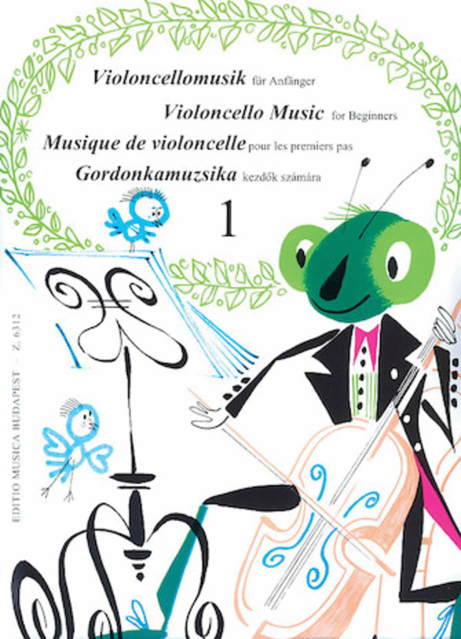 Violoncello Music for Beginners – Volume 1 Cello scores gallery preview page 1