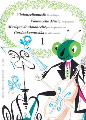 Book cover for Violoncello Music for Beginners – Volume 1