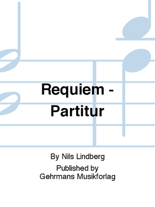 Book cover for Requiem - Partitur