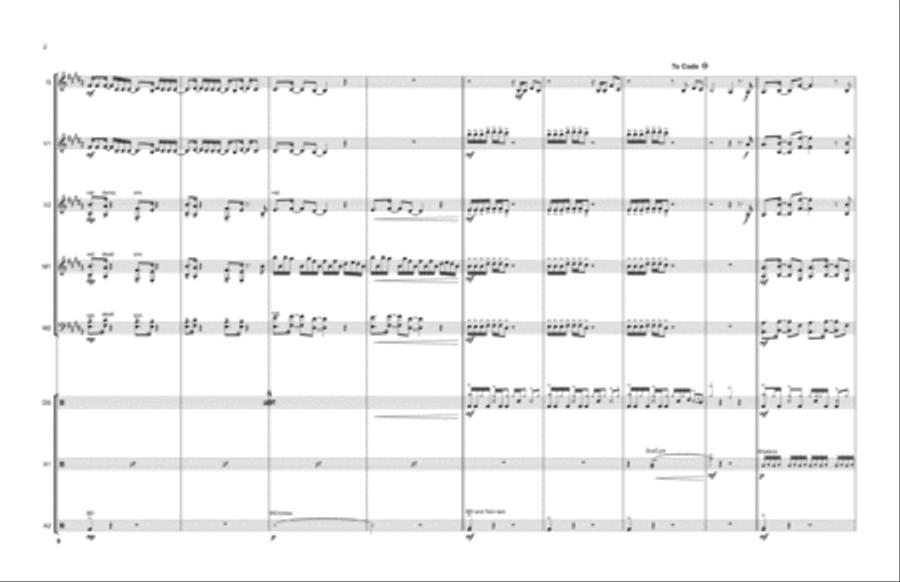 A Thousand Miles Percussion Ensemble scores gallery preview page 3