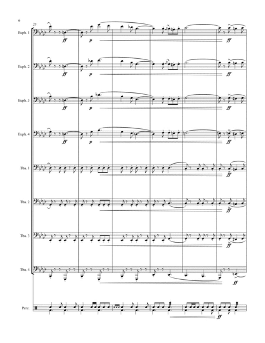 The Padstow Lifeboat Large Ensemble scores gallery preview page 6
