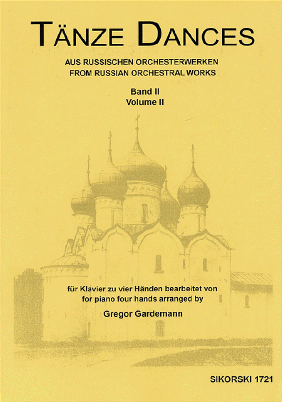 Dances From Russian Orchestral Works Volume 2 Piano Duet scores gallery preview page 1