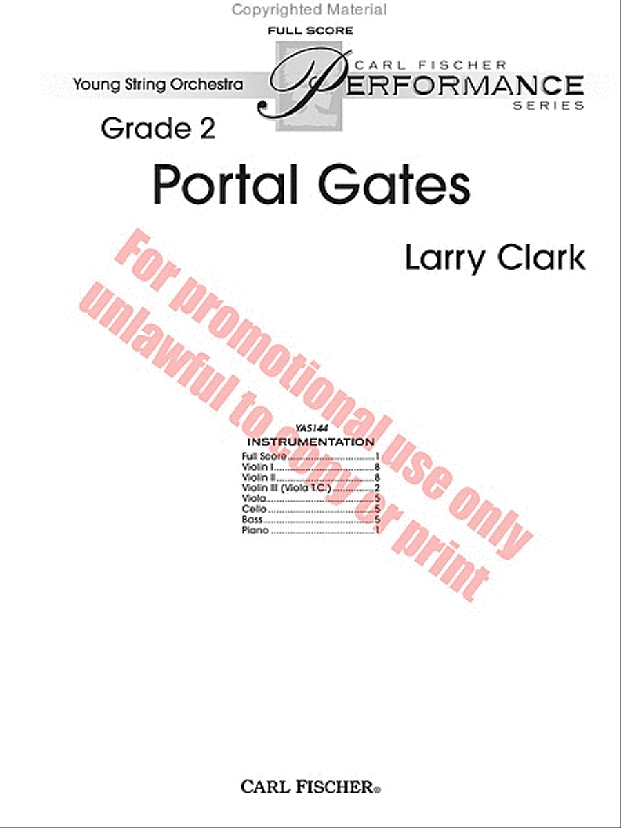 Portal Gates String Orchestra scores gallery preview page 2
